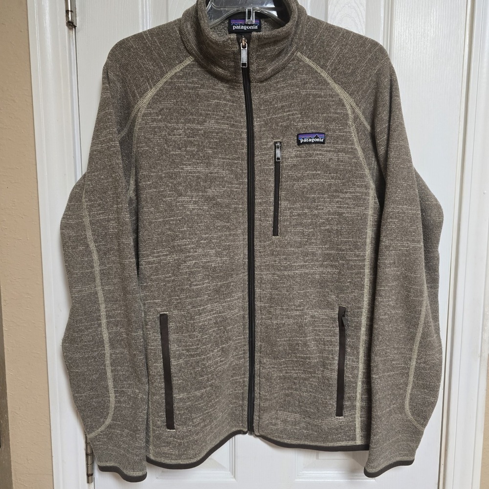 Patagonia Mens Brown Zip Up Worn Wear Jacket Size  S